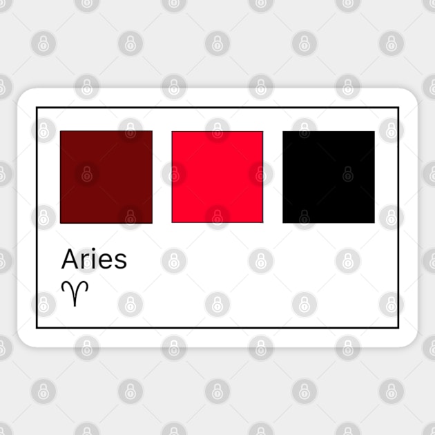 Aries-Pantone Sticker by mariaronda